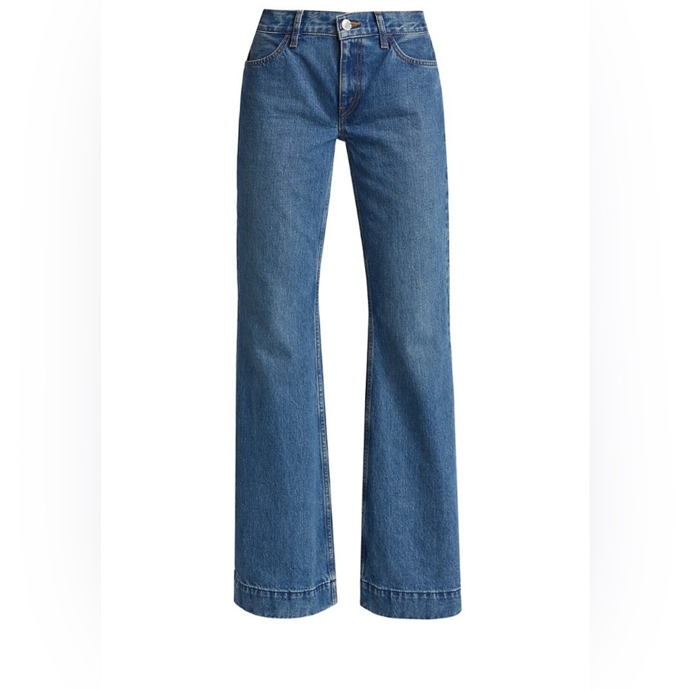 Re/Done Mid-Rise 70s Bell Bottom, Size 31 in Clean Moon Stoned
